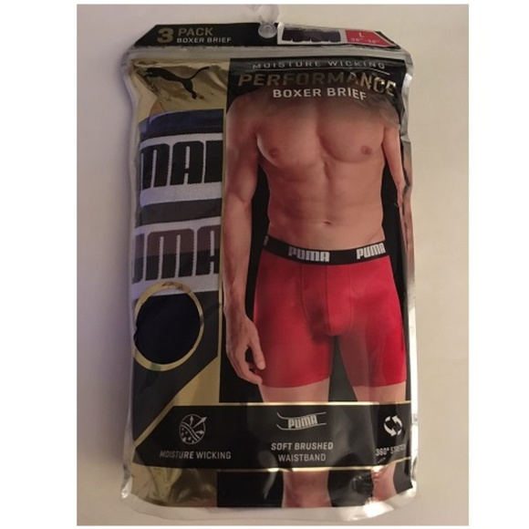 puma moisture wicking boxer briefs
